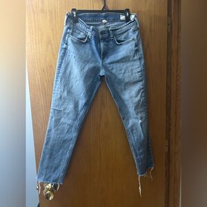 rag & bone Blue Ankle Jeans